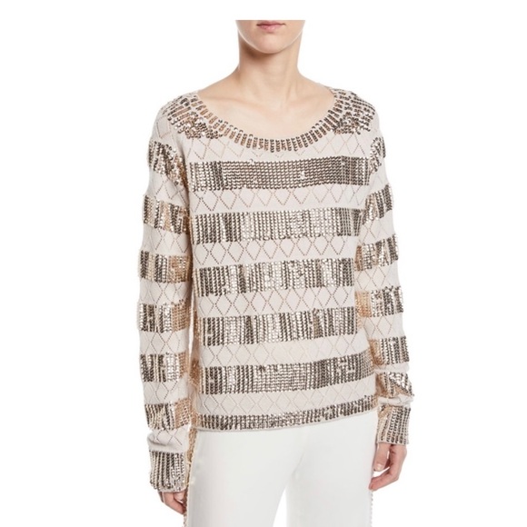 Kobi Halperin Melita 💯 Wool W/Gold Sequin Embellishments.Size XL. NWOT🔺FIRM🔺 - Picture 11 of 12